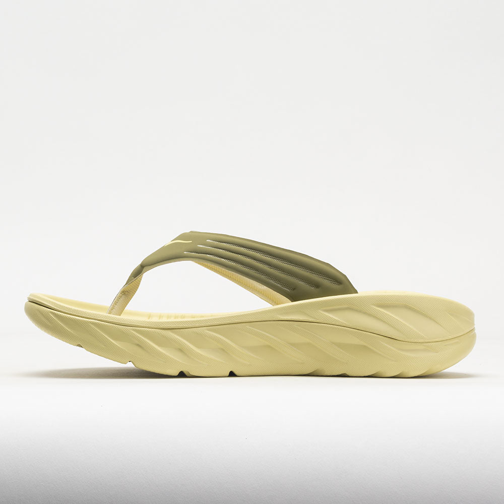 HOKA Ora Recovery Flip Men's  Green Moss/Celery Root