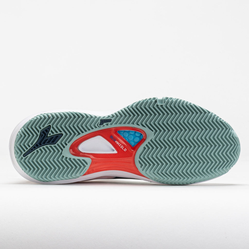 Diadora Speed Blushield Fly 4+ Clay Women's  White/Blue/Surf Spray