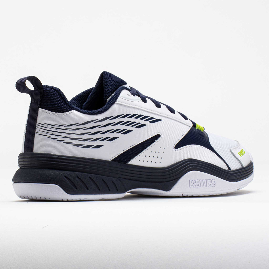 K-Swiss Speedex Men's  White/Navy/Lime Green