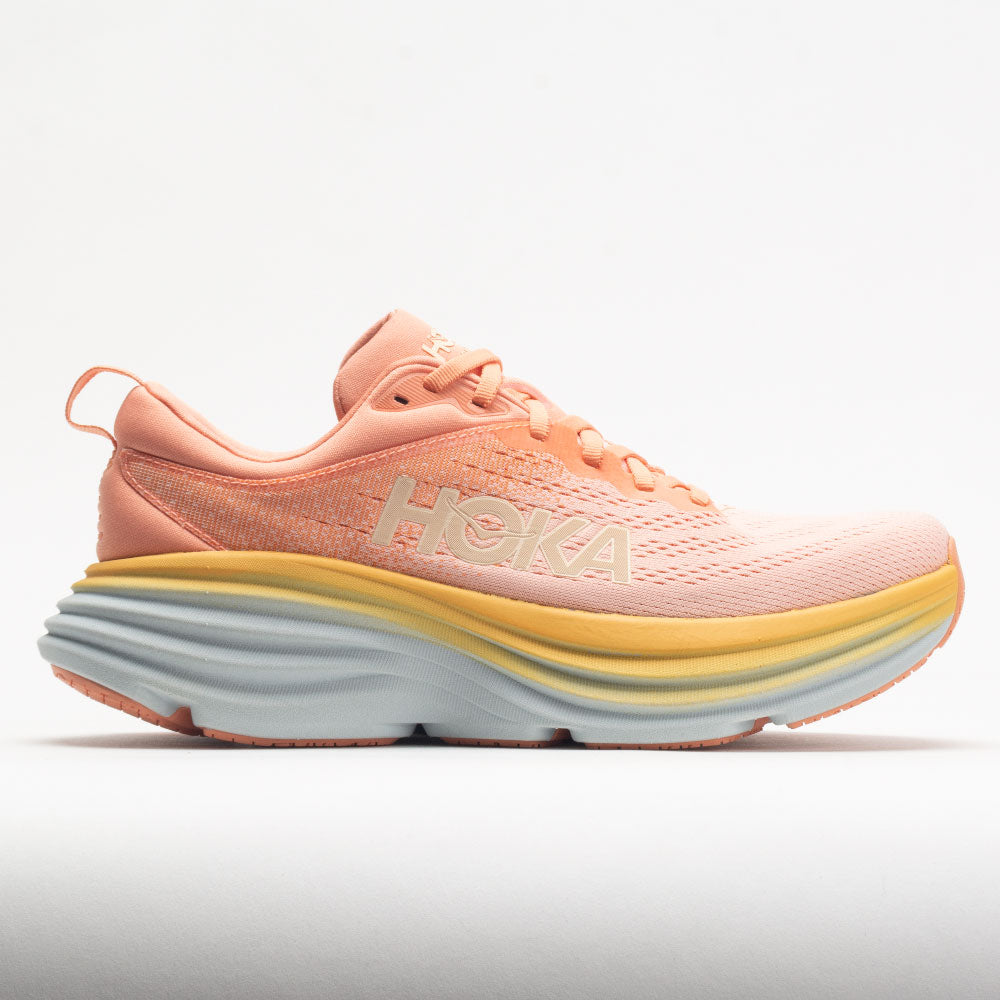 HOKA Bondi 8 Women's  Shell Coral/Peach Parfait