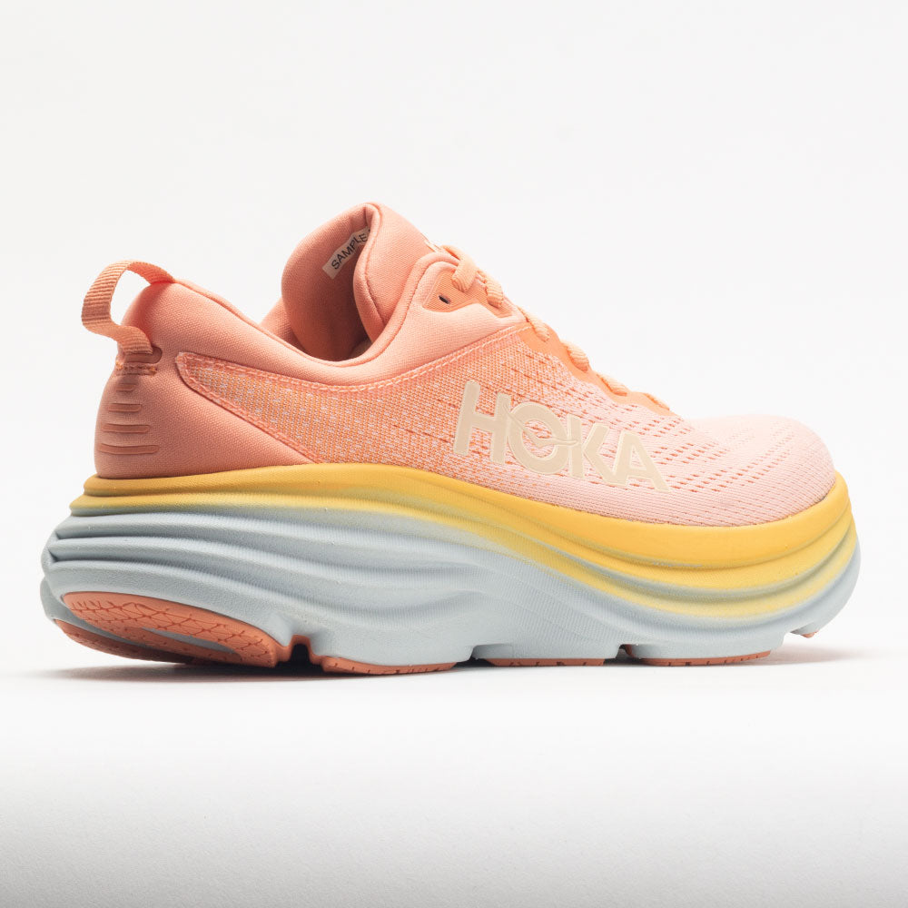 HOKA Bondi 8 Women's  Shell Coral/Peach Parfait