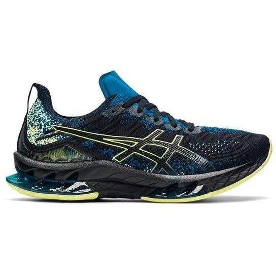 Men's Asics Gel-Kinsei Blast, Black/Glow Yellow, 9.5 D Medium