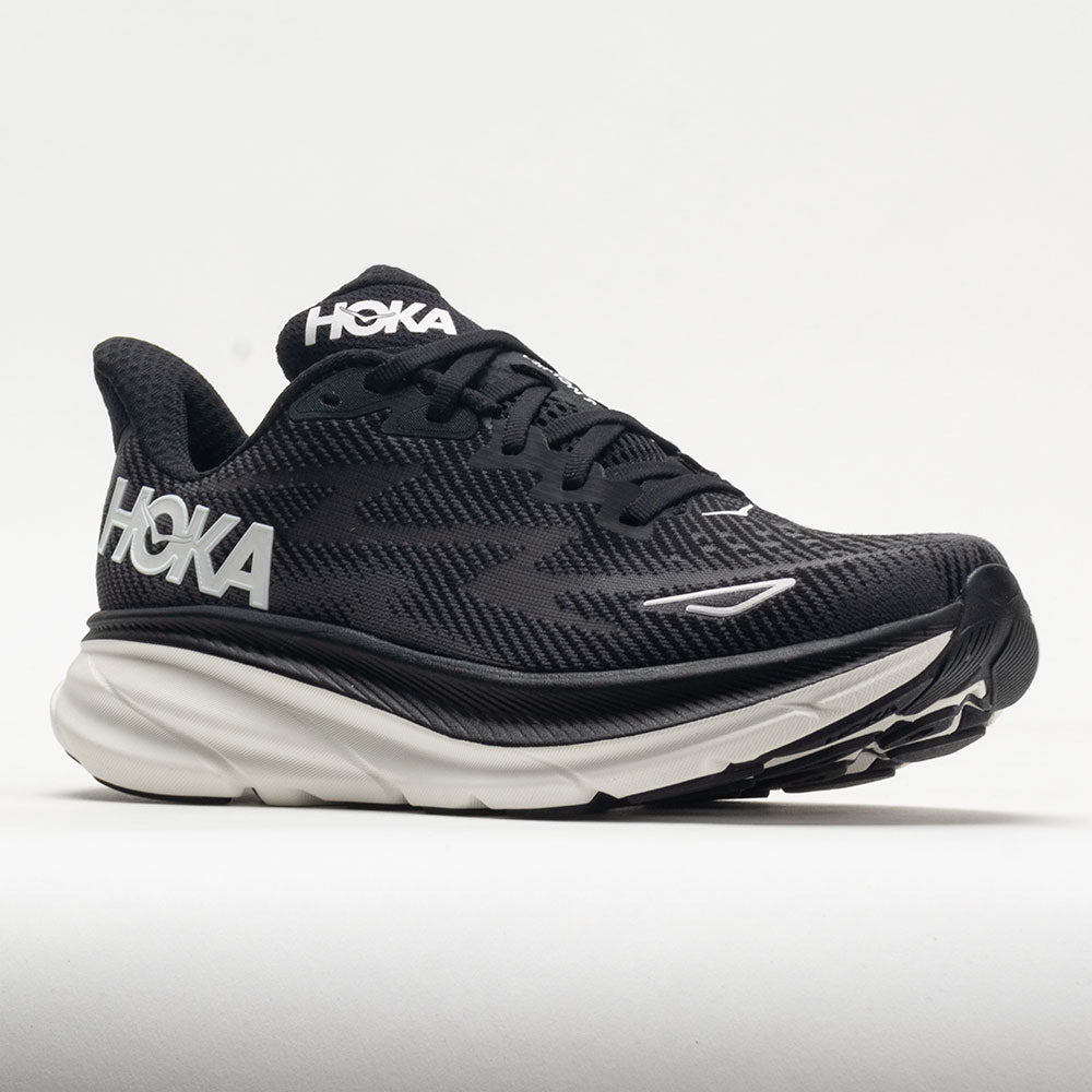 HOKA Clifton 9 Men's  Black/White