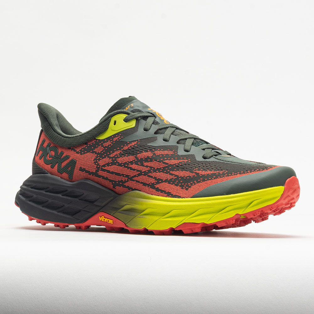 HOKA Speedgoat 5 Men's  Thyme/Fiesta