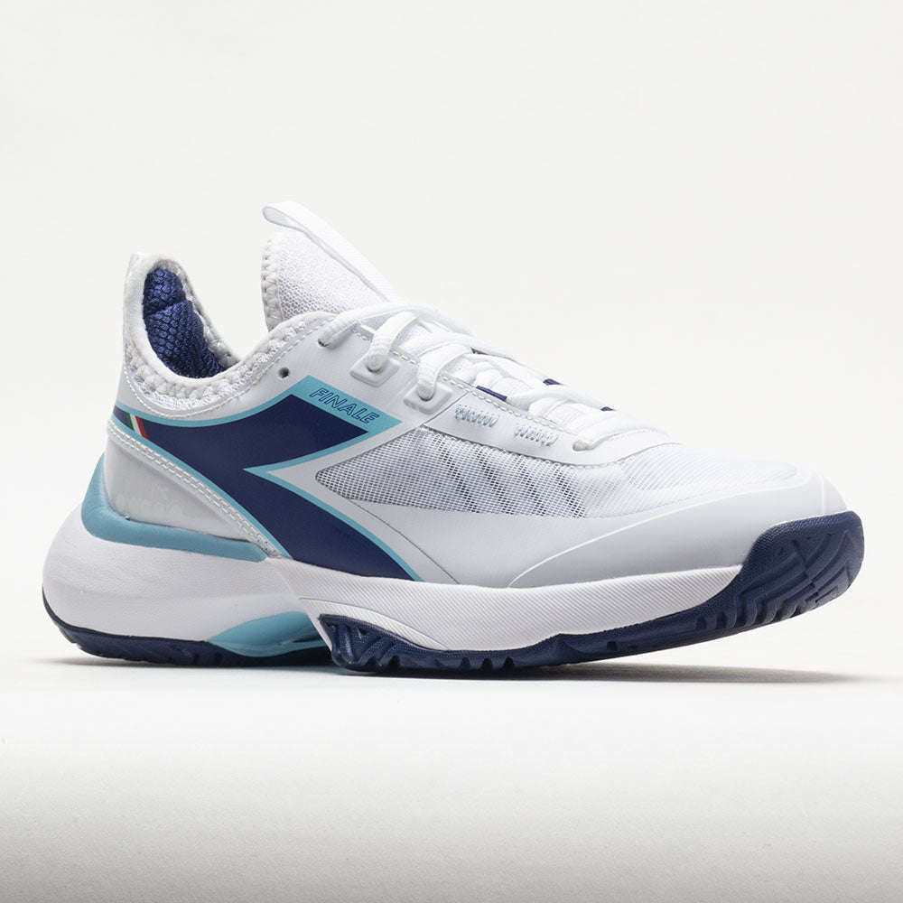 Diadora Finale AG Women's  White/Blue Print