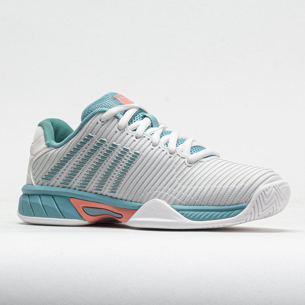 K-Swiss Hypercourt Express 2 Junior  Blanc De Blanc/Nile Blue/Desert