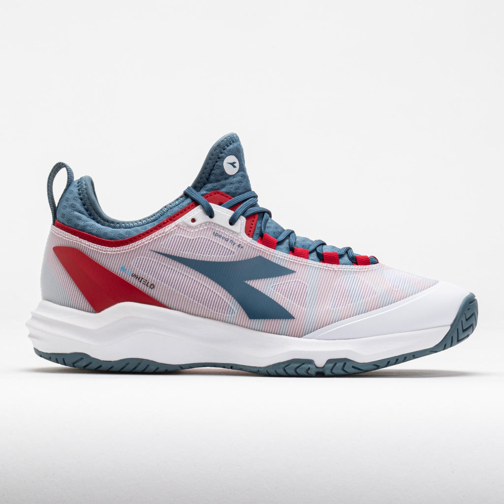 Diadora Speed Blushield Fly 4+ AG Men's  White/Oceanview/Salsa