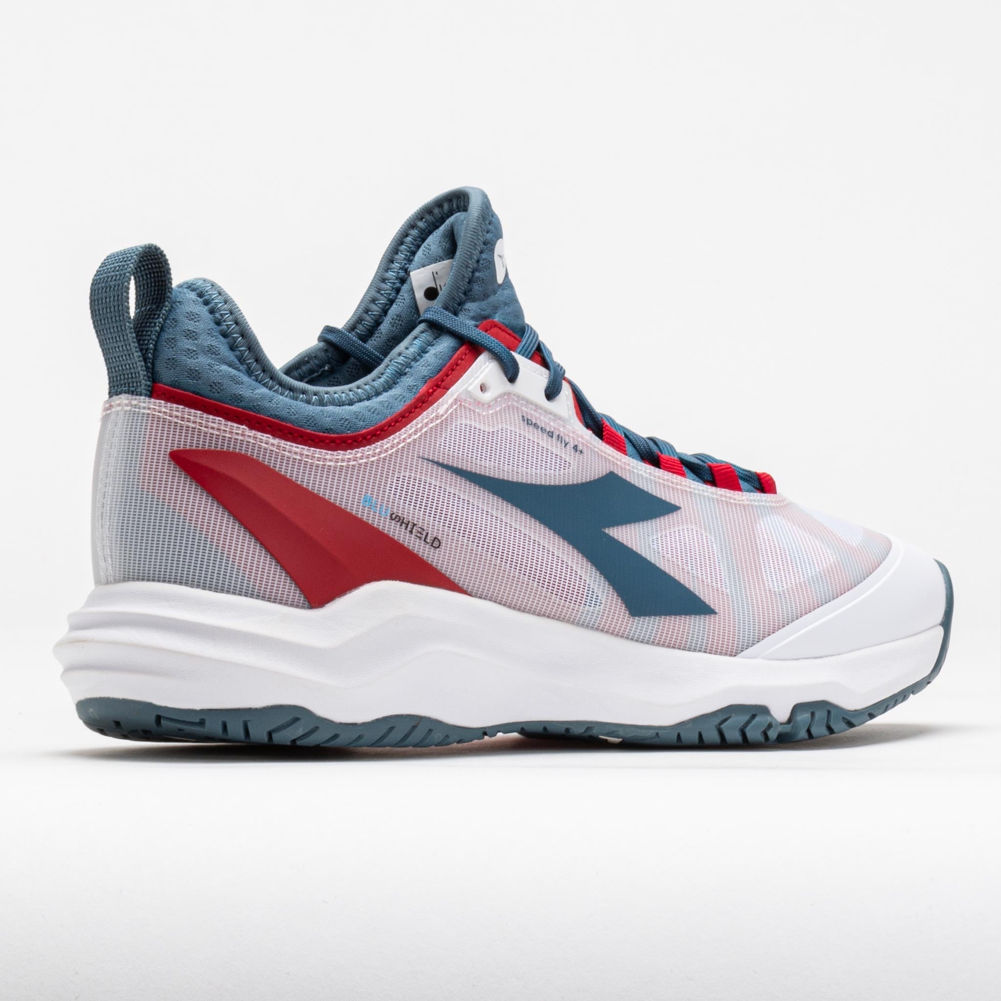 Diadora Speed Blushield Fly 4+ AG Men's  White/Oceanview/Salsa