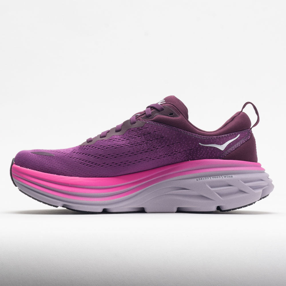 HOKA Bondi 8 Women's  Beautyberry/Grape Wine