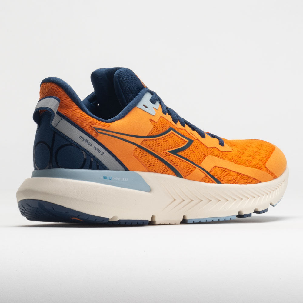 Diadora Mythos Blushield Volo 3 Men's  Bright Marigold/Blue Opal/White